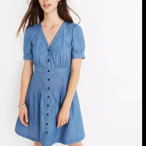 Madewell Dresses | Madewell Denim Daylily Dress | Color: Blue | Size: 0 | Carahdawn's Closet Madewell Dresses | Madewell Denim Daylily Dress | Color: Blue | Size: 0 | Carahdawn's Closet